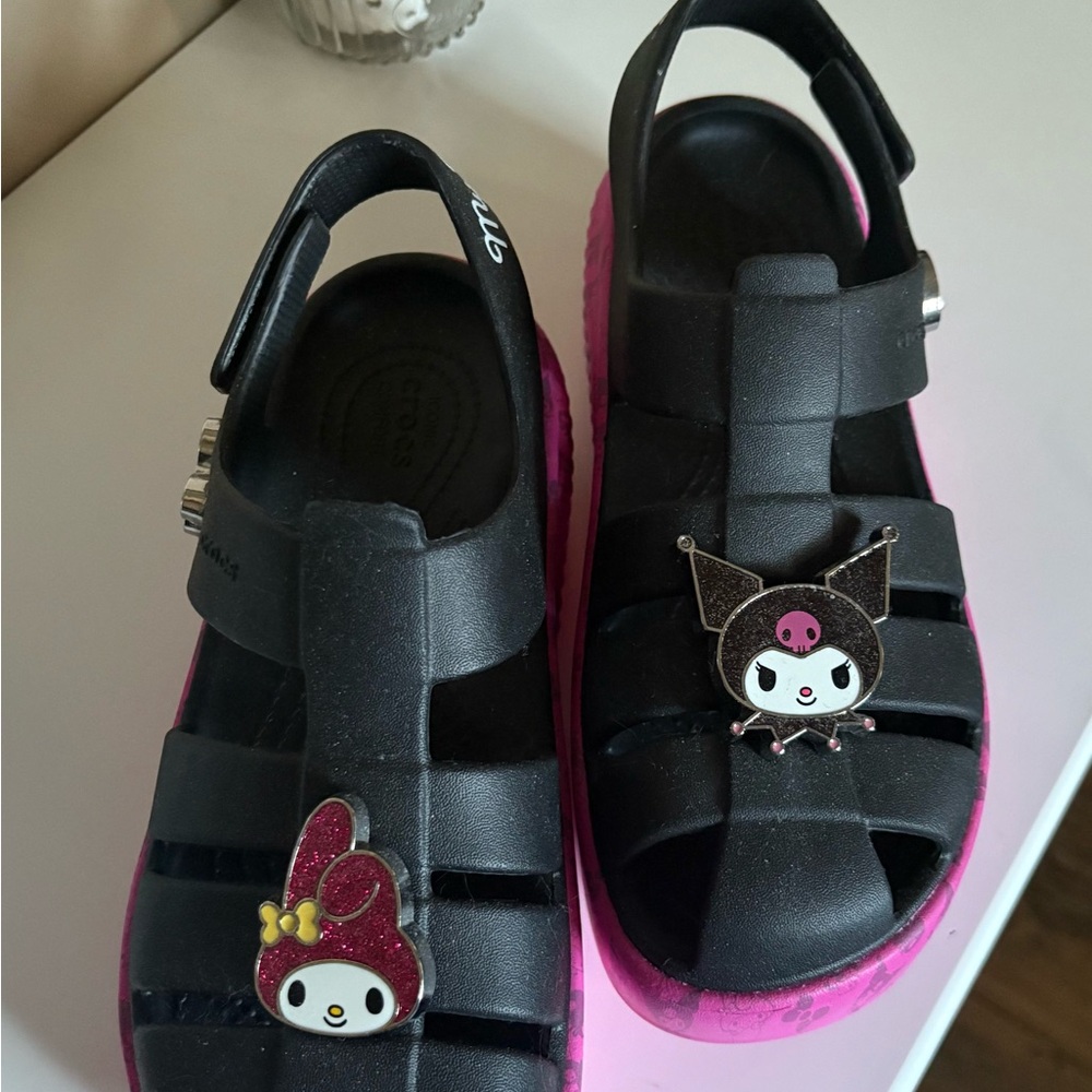 Crocs My Melody and Kuromi Platform Sandals